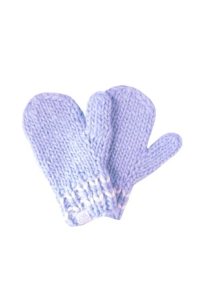 Bits & Bows Bows Knit Hat/mittens Bundle In Blue