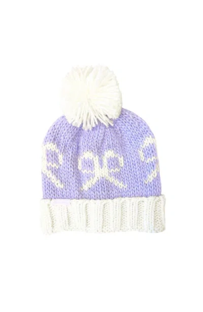 Bits & Bows Bows Knit Hat/mittens Bundle In Blue