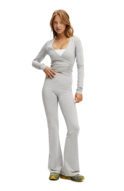 Cotton On Body Active Wrap Top In Animal Print