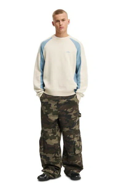 Cotton On Sports Core Crew Knit In Neutral