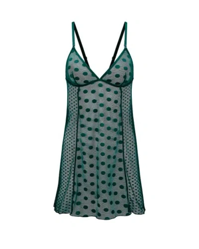 Adore Me Nanette Slip Lingerie In Green