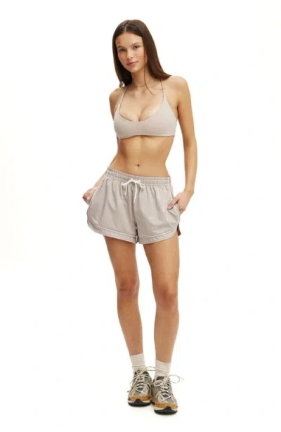Cotton On Body Active Ultra Soft Minimal Strappy Crop In Neutral
