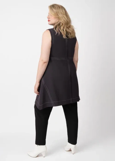 See Rose Go Layering Vest Convertible Dress Plus Size In Black