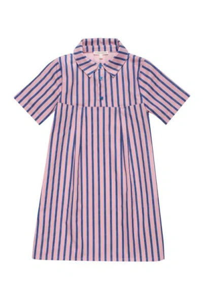 The Sunday Collective Shirtdress In Pink