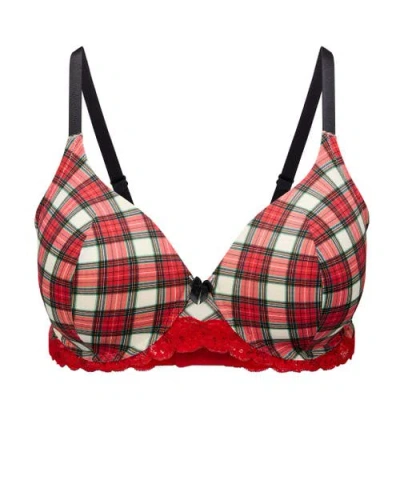 Adore Me Nare Contour Full Coverage Bra In Red