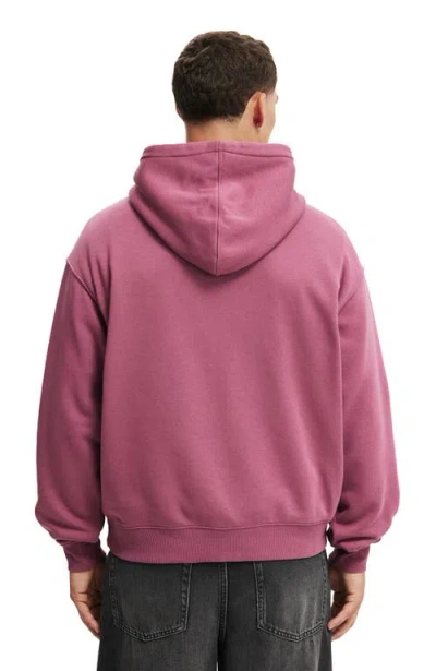 Cotton On Box Fit Graphic Hoodie In Pink