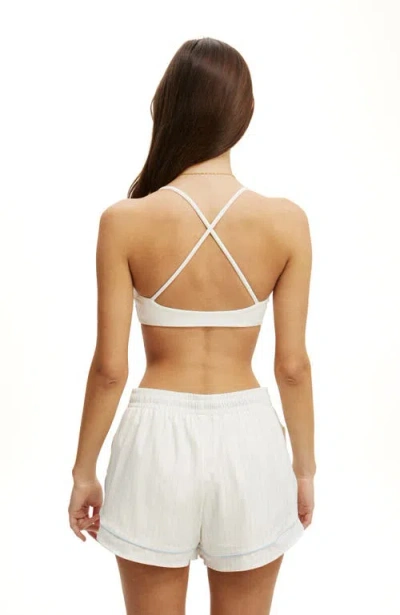Cotton On Body Active Ultra Soft Minimal Strappy Crop In White