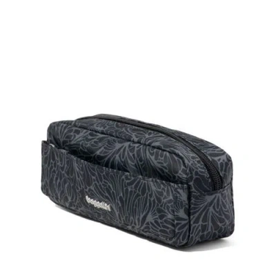 Baggallini Long Pocket Cosmetic Bag In Gray
