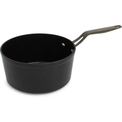 Blu . 2.7qt Nonstick Sauce Pan With Lid In Black