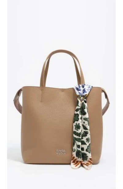 Bimba Y Lola Scarf Bag Charm In White