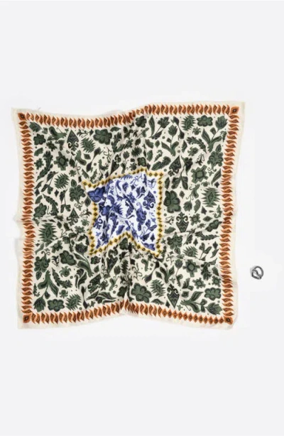 Bimba Y Lola Scarf Bag Charm In White