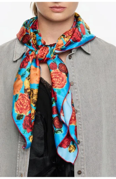 Bimba Y Lola Roses Scarf In Multi