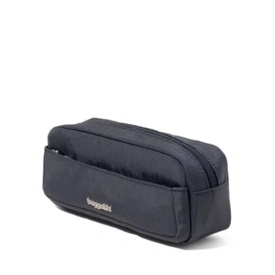 Baggallini Long Pocket Cosmetic Bag In Black