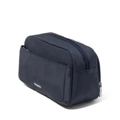 Baggallini Pocket Cosmetic Bag With Brush Organization In Black