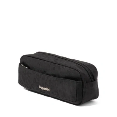 Baggallini Long Pocket Cosmetic Bag In Brown