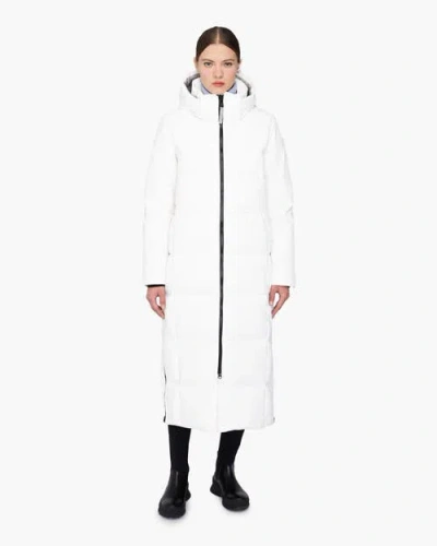 Quartz Co. Sofia 2.0 | Hooded Down Winter Jacket In White