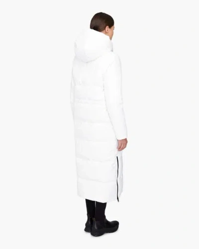 Quartz Co. Sofia 2.0 | Hooded Down Winter Jacket In White