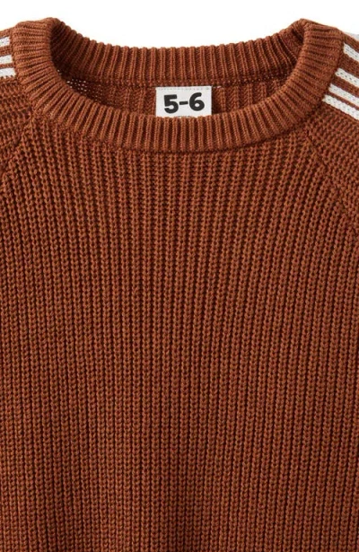 Cotton On Kids Kid's Blake Knit Crew In Brown