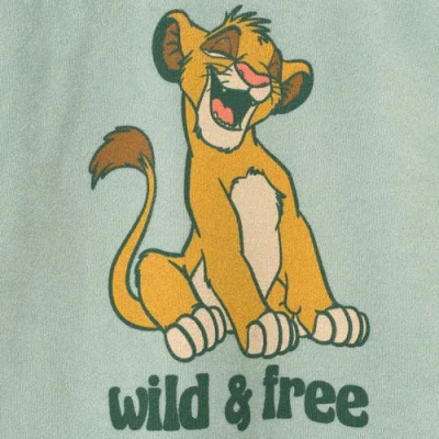 Disney Loop Terry T-shirt & Shorts Set In Green