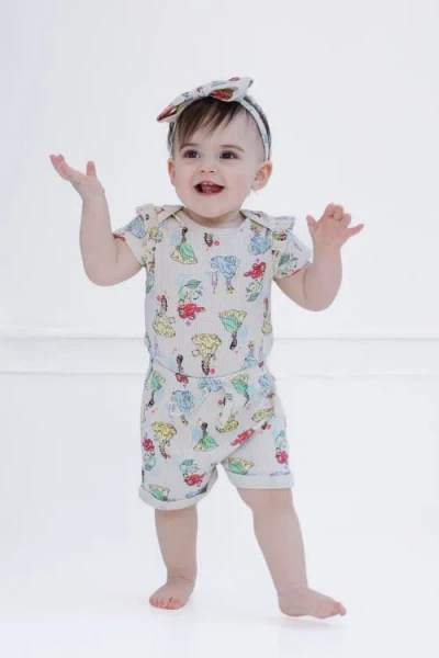 Disney Bodysuit Shorts & Headband Set In Multi