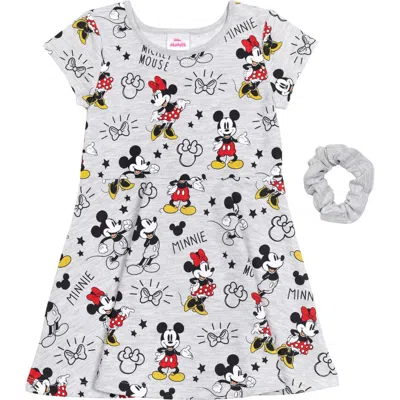 Disney Skater Dress & Scrunchie Set In Multi
