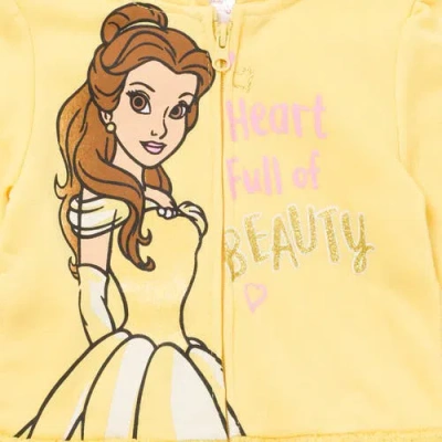 Disney Princess Zip-up Hoodie In Yellow