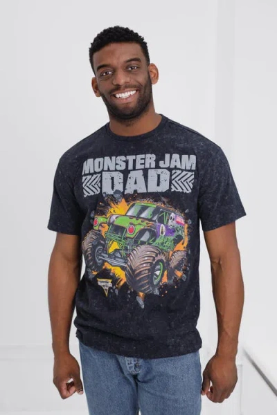 Monster Jam Grave Digger Role T-shirt In Black