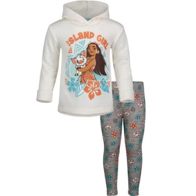 Disney Moana Hoodie & Leggings Set In White