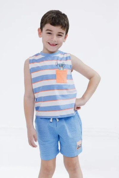 Disney Tank Top & Shorts Set In Black