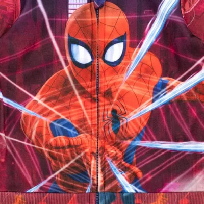 Marvel Spider-man Sublimated Pullover Hoodie In Red