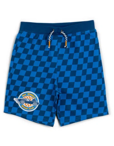 Hot Wheels T-shirt Shorts & Hat Set In Blue