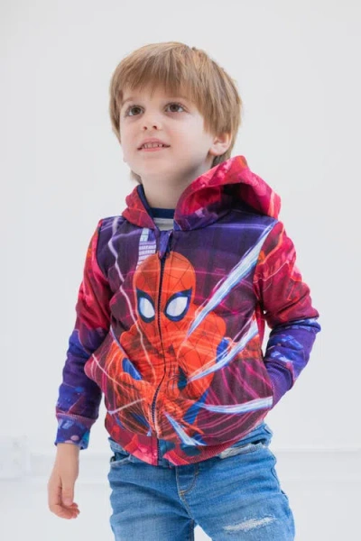 Marvel Spider-man Sublimated Pullover Hoodie In Red