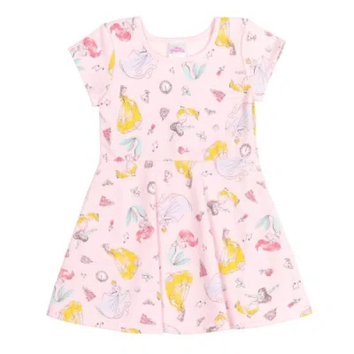Disney Skater Dress & Scrunchie Set In Pink