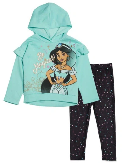 Disney Princess Hoodie & Leggings Set In Blue