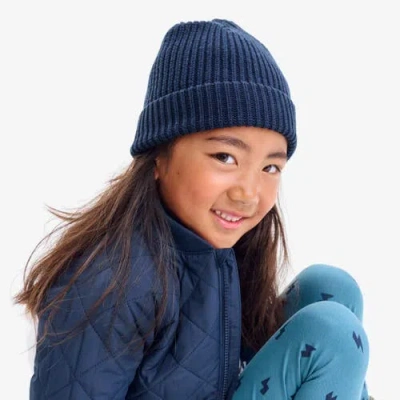 Primary Kids Cotton Beanie In Blue