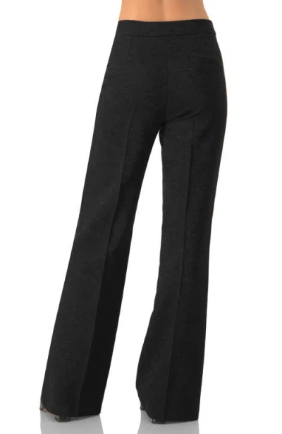 Ivonne Straight-leg Pants With Zipper In Black