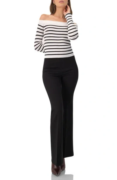 Ivonne Straight-leg Pants With Zipper In Black