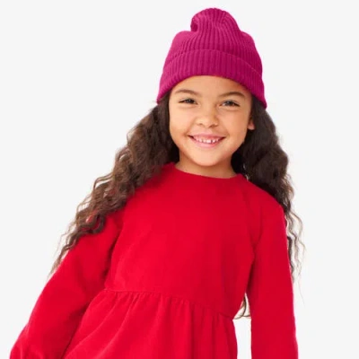 Primary Kids Cotton Beanie In Pink