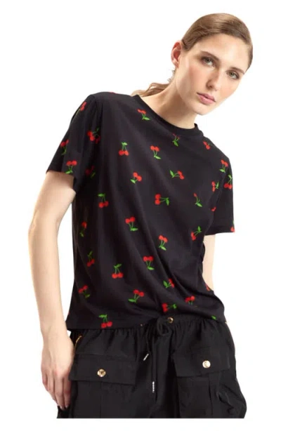 Cynthia Rowley Everyday Tee In Black
