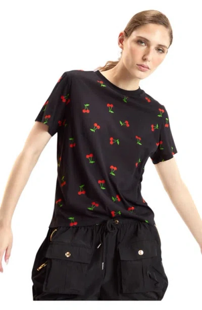 Cynthia Rowley Everyday Tee In Black