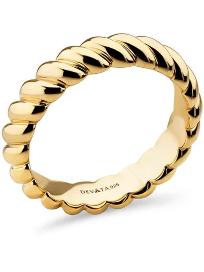 Devata Rope Band Ring In Gold