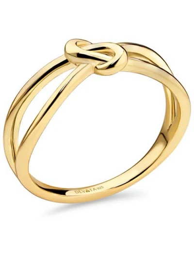 Devata Love Knot Ring In Gold