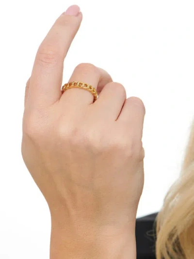 Devata Cuban Link Ring In Gold