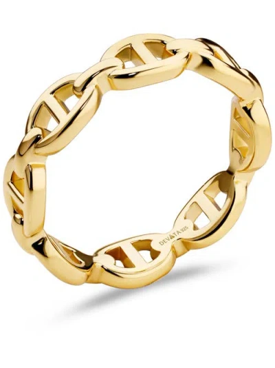 Devata Mariner Anchor Ring In Gold