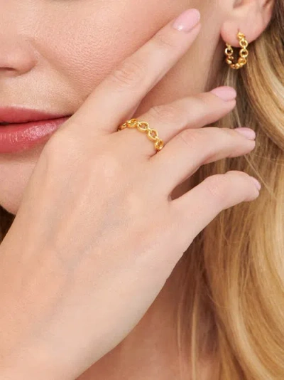 Devata Cable Link Ring In Gold