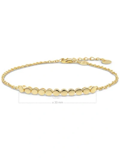 Devata Hexagon Link Chain Bracelet In Gold