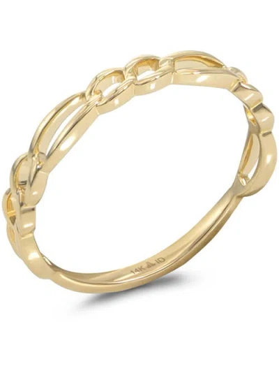 Devata Figaro Link Ring In Gold
