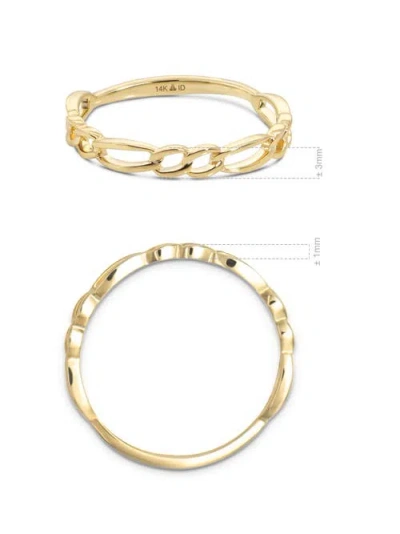 Devata Figaro Link Ring In Gold