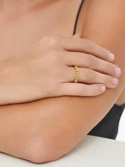 Devata Cuban Link Ring In Gold