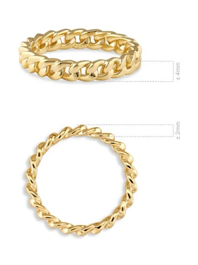 Devata Cuban Link Ring In Gold